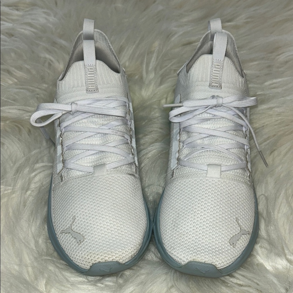 Puma White SoftRide Sneakers 9 Like New